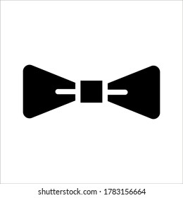 Illustration of bow tie icon on white background eps 10