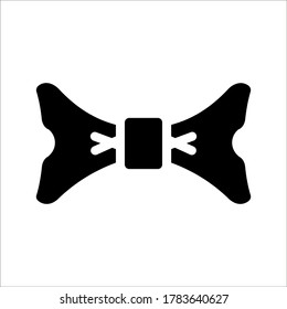 Illustration of bow tie icon on white background eps 10