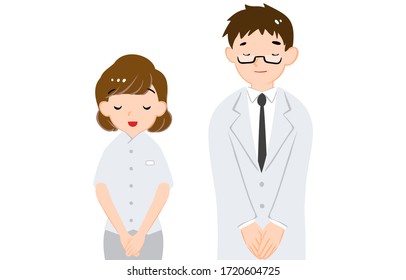 Illustration to bow with your eyes closed