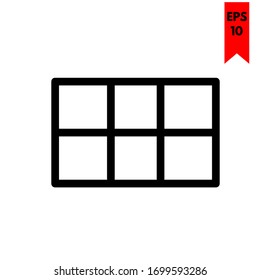 ilustración de icono plano de caja