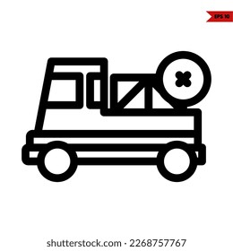 illustration of box glyph icon
