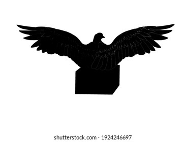 illustration of a box using wings