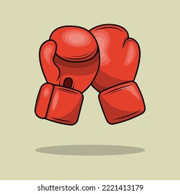 The Illustration of Boxing Glove