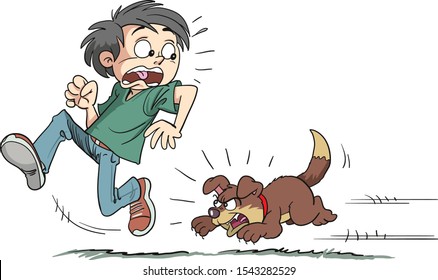 1,023 Dog chasing cartoon Images, Stock Photos & Vectors | Shutterstock