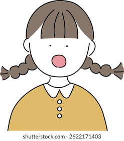 Ilustração de um menino com gestos