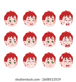 illustration of a boy's expression 