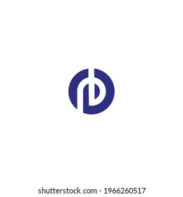 the illustration with bp letter vector logo