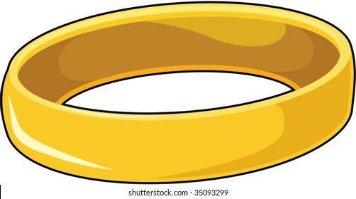 illustration of bracelet on white