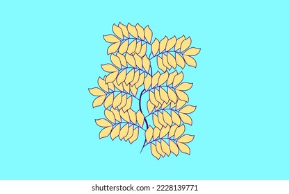 illustration of a branch of tree