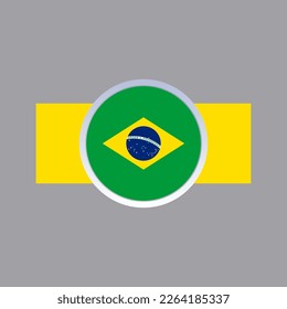 Vorlage für die Flagge Brasiliens