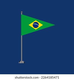 Illustration of Brazil flag Template