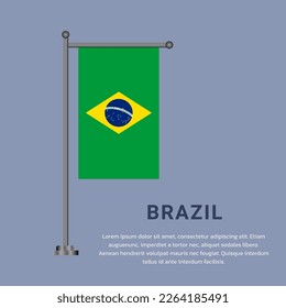 Vorlage für die Flagge Brasiliens