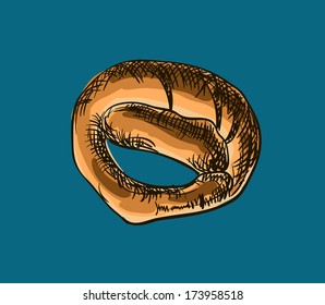 Illustration of bread