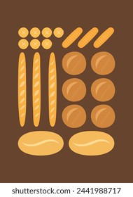 Illustration of the bread collection