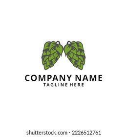illustration Brewery logo design concept.