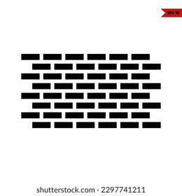 illustration of brick glyph icon