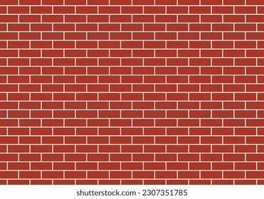 The Illustration of Brick Wall Background