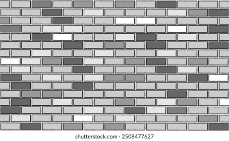 illustration of brick wall background made by coreldraw