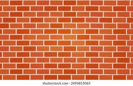 illustration of brick wall in pattern background