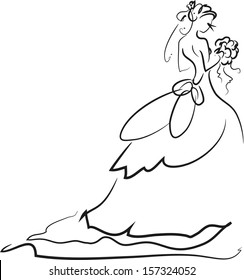 Illustration of Bride