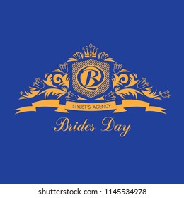 The Illustration of Bride day sign