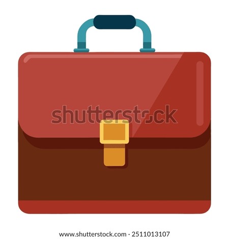 Illustration of Briefcase Isolated on white