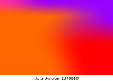 Illustration of bright color abstract pattern background gradient texture for minimal dynamic cover design. Multicolored placard poster template. Blured gradience