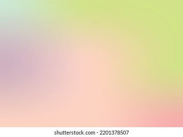 Illustration von hellen abstrakten Mustern Farbverlauf-Struktur für minimales dynamisches Cover-Design. mehrfarbige Plakatvorlage. Unscharfer Farbverlauf