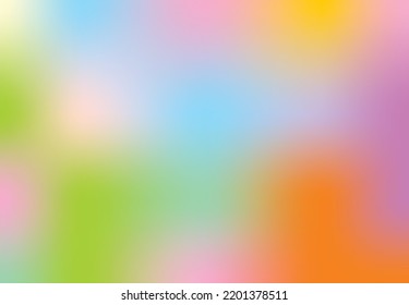 illustration of bright color abstract pattern background gradient texture for minimal dynamic cover design. Multicolored placard poster template. Blured gradience