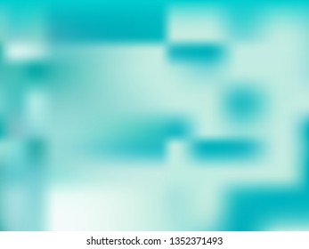 illustration of bright color background, mesh gradient texture for minimal dynamic cover design. Blue placard poster template.