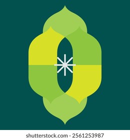 illustration of a brightly colored mosque vector