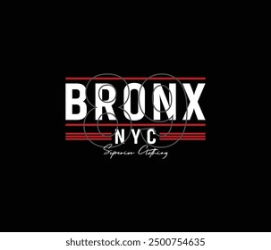 illustration The Bronx tshirt graphic and apparel design for prints and other uses