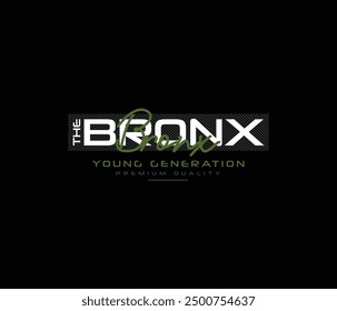 illustration The Bronx tshirt graphic and apparel design for prints and other uses