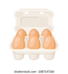 Eggs Carton Royalty Free Stock SVG Vector and Clip Art