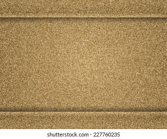 Illustration of brown fabric texture with seam boarders 