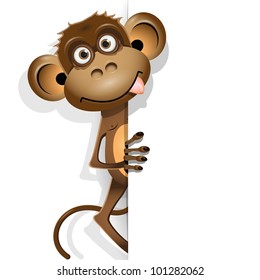 Monkey White Background Images, Stock Photos & Vectors | Shutterstock