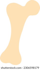 illustration of brownish white bones, which are one of the organs that play an important role for the human body which is nice and unique