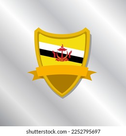 Illustration des Brunei-Flaggenmusters