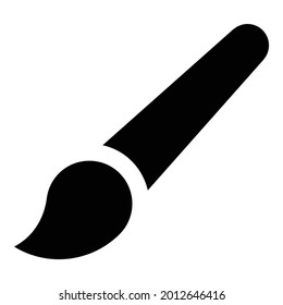 Illustration, Pinsel, Anstrich, Vektorsymbol.