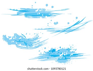 Ilustración de una onda de pincel