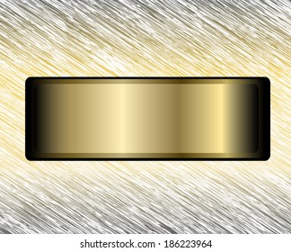 Illustration of brushed metal abstract background.