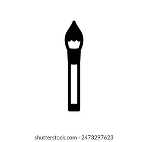 An Illustration of Brushes Used in Japanese Calligraphy vector