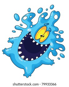 Illustration Bubble Monster Stock Vector (Royalty Free) 79933366 ...