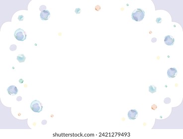 Illustration of bubbles on a white background