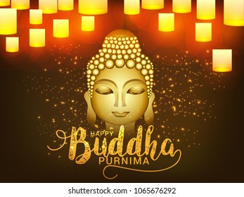Illustration des Buddha-Purnima-Hintergrundes.