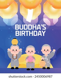 Una ilustración del Día Libre de Buda