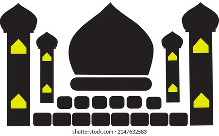 illustration of a buildGood for background ramadan.ing mosque ramadan kareem.