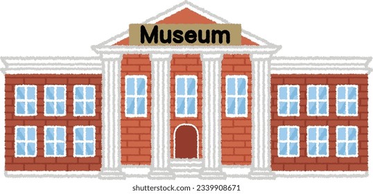 Illustration of a building. An art museum is a type of museum that collects, preserves, and exhibits cultural heritage and contemporary cultural artifacts centered on works of art.