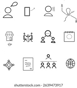 illustration Building a business with a partner