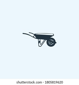 illustration of a building cart or drawing of a construction cart